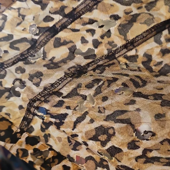Ruby Rd. Leopard Print Jacket#Z - Picture 3 of 6